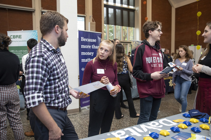 Students at Career Fair