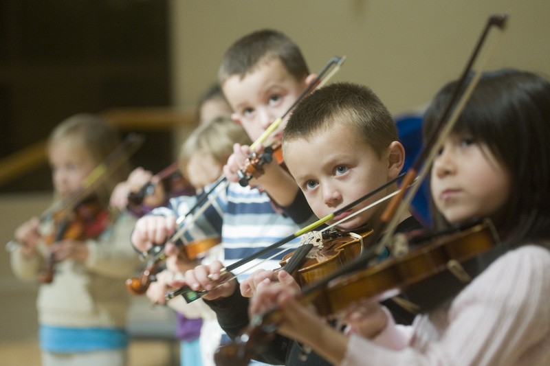 Students in the community music program