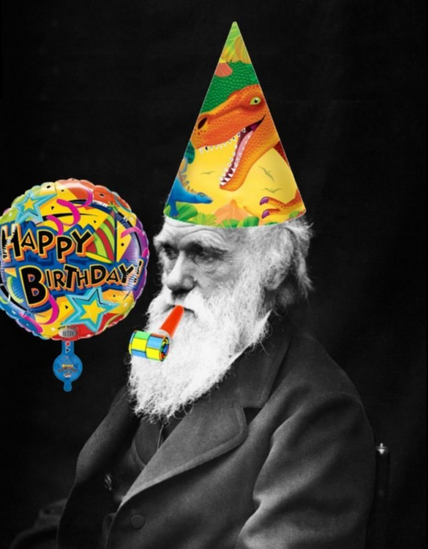 Darwin's Birthday Bash event poster