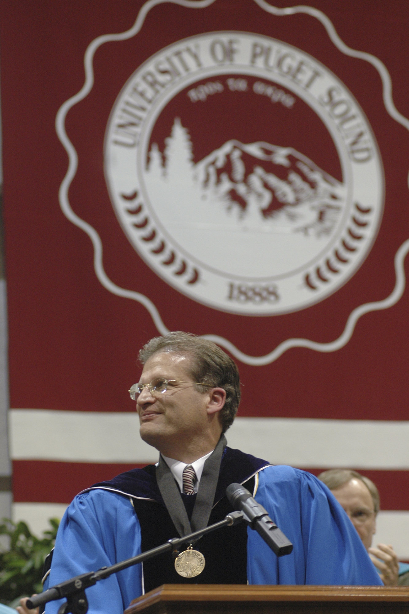 President Emeritus Ronald R. Thomas at his inauguration.