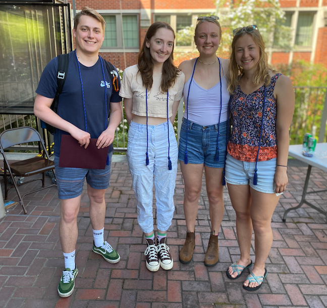 Biology Honors students gathered for group photo