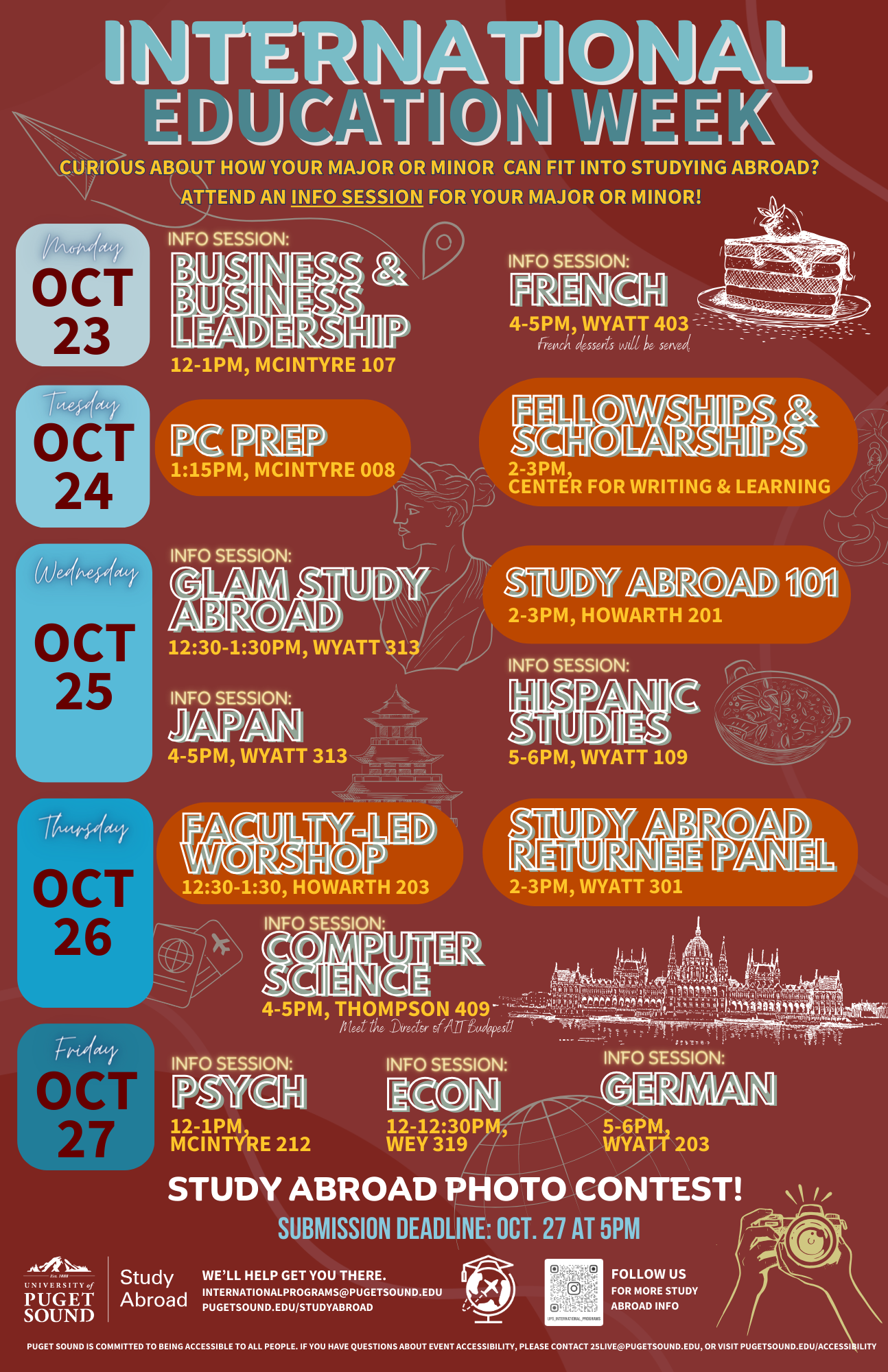 International Education Week schedule