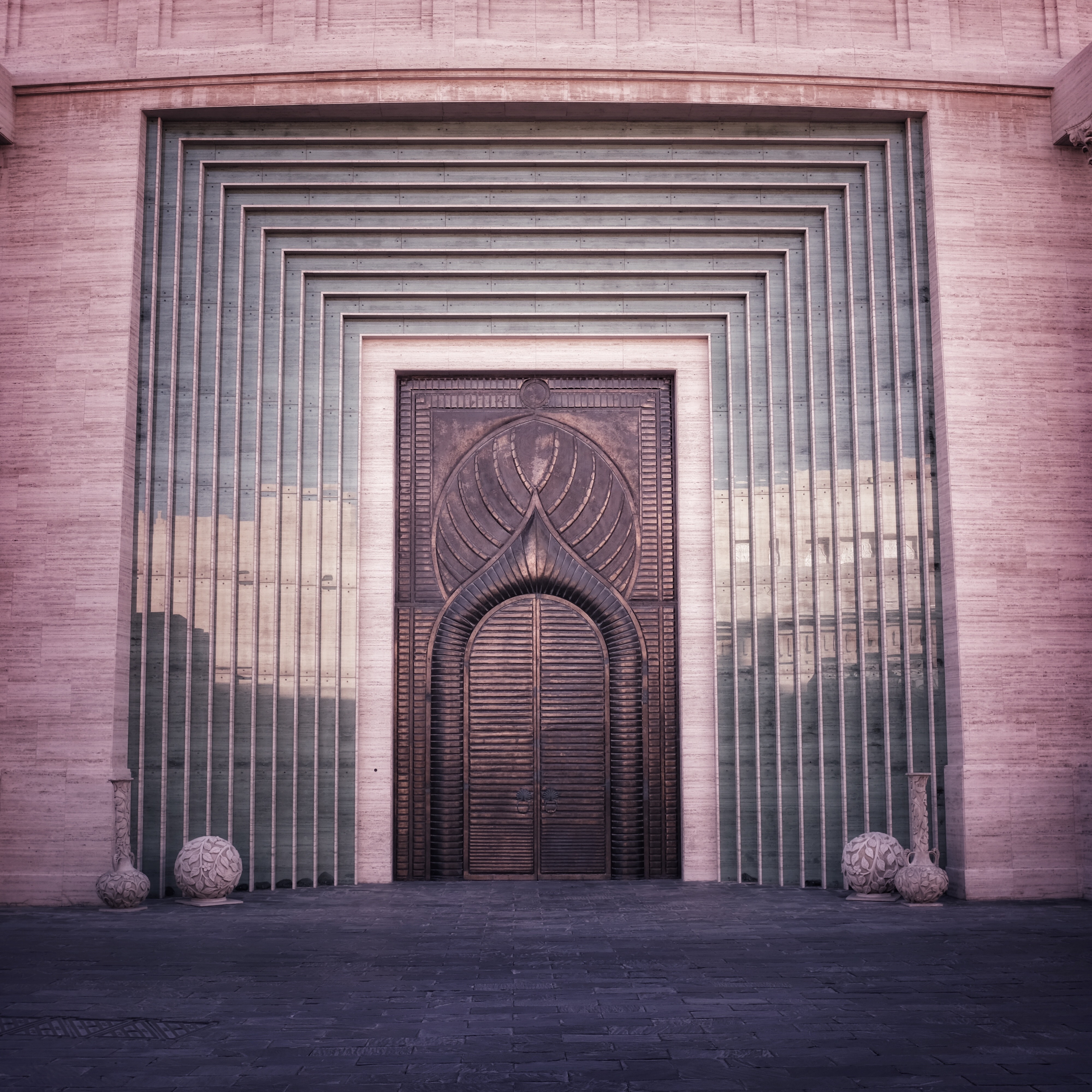 Katara village detail in Doha, Qatar.