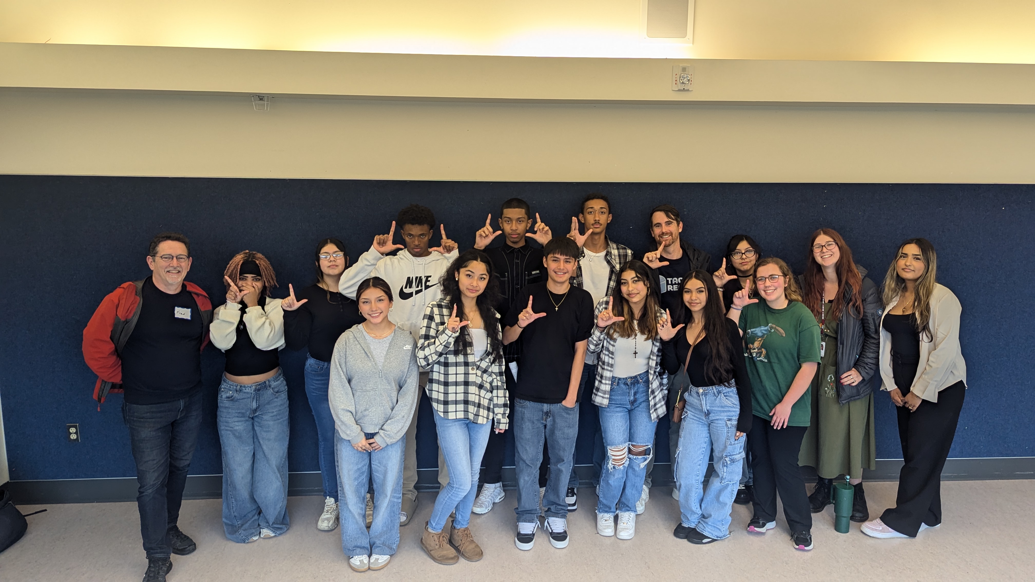 MAT candidates attend the Northwest Teachers for Social Justice Conference with students from Tacoma's Lincoln High School.