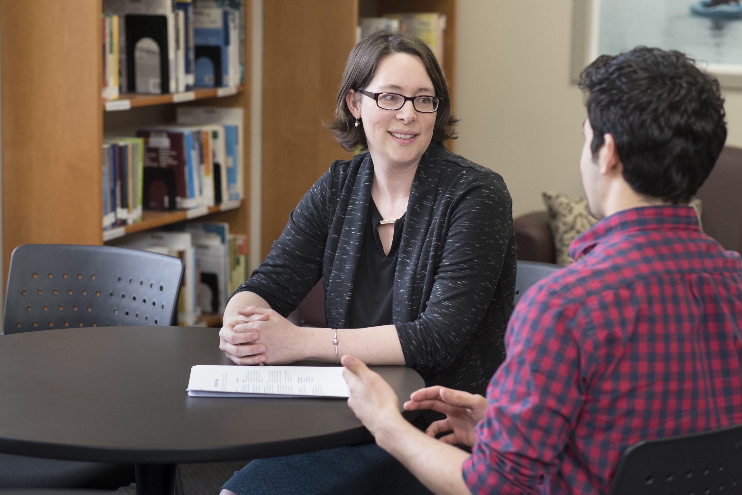 Members of Career & Employment Services working together