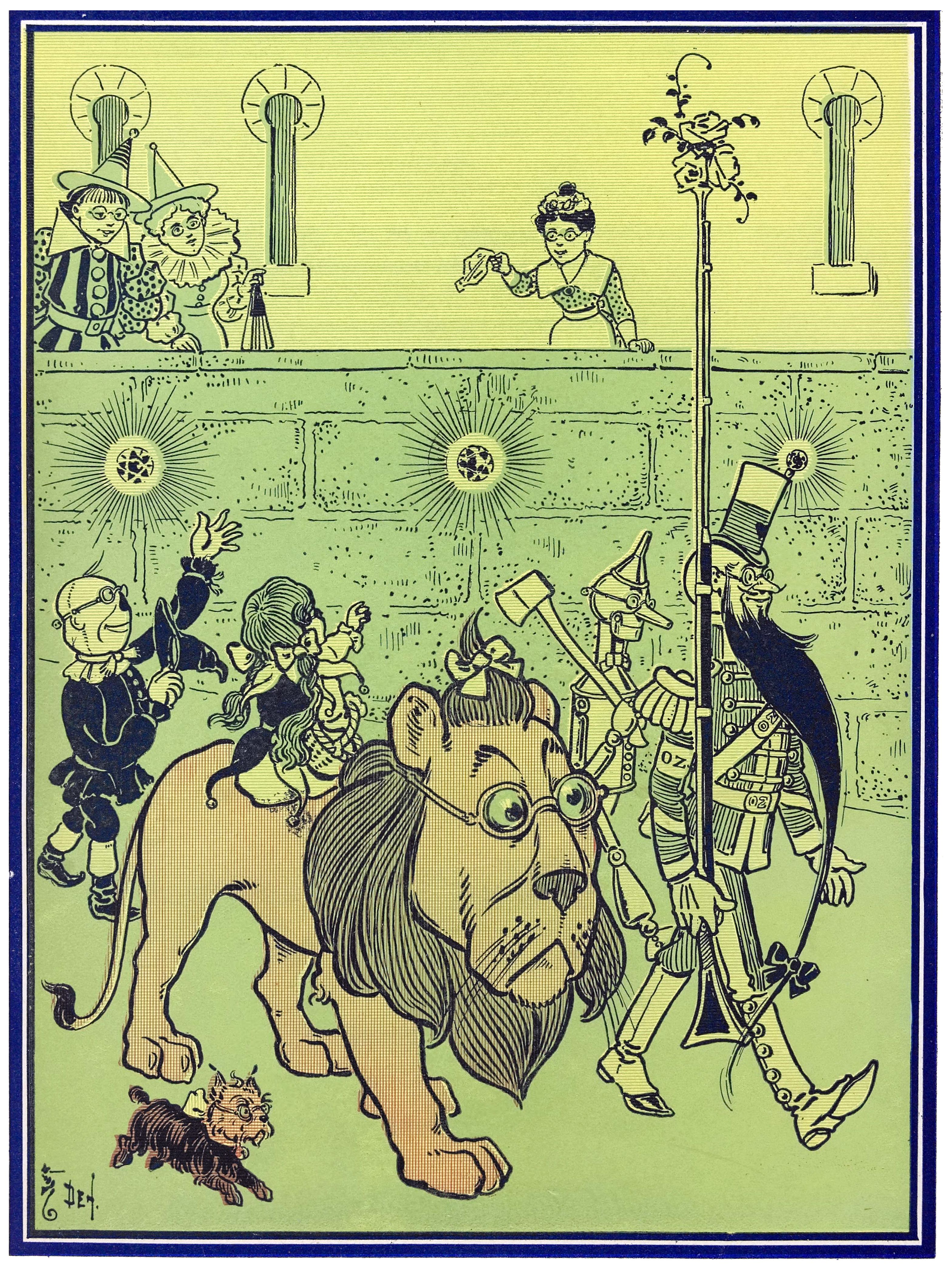 Illustration from The Wonderful Wizard of Oz by William Wallace Denslow. Public domain.