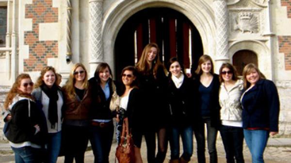 Students studying in Dijon, France