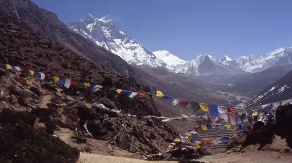 Prayer flags in Nepal