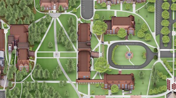 Puget Sound campus map