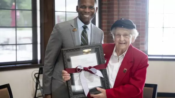 President Crawford with Dr. Jacquie Martin