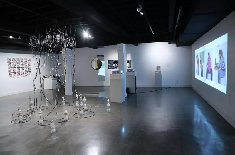 Installation view of 2023 Senior Show