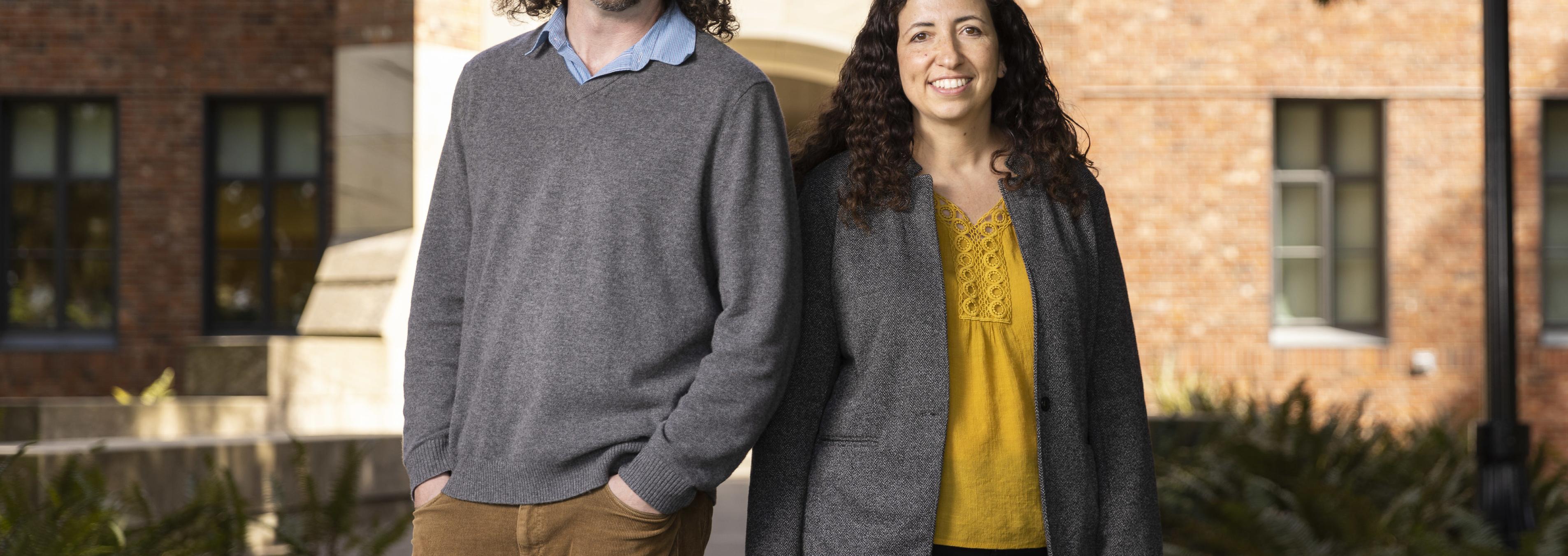 Philosophy professors Justin Tiehen and Ariela Tubert