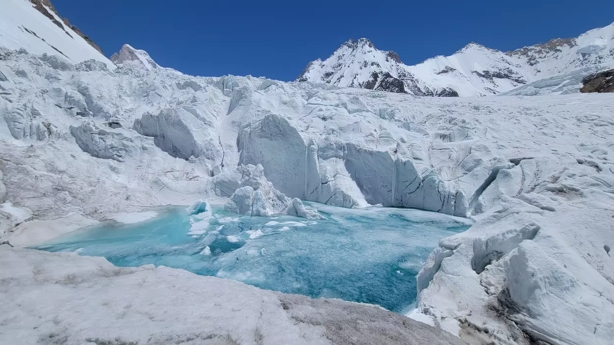 Glacial pool on K2.