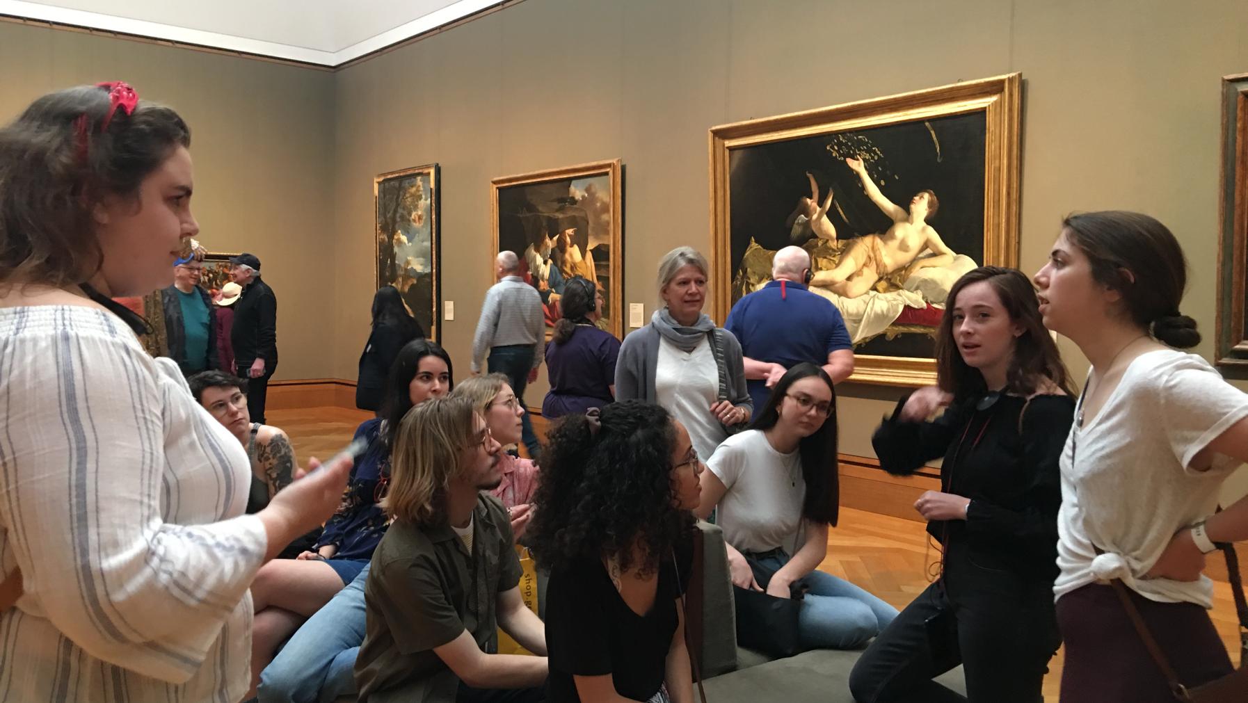 Senior Art History seminar field trip to LA, Spring 2019