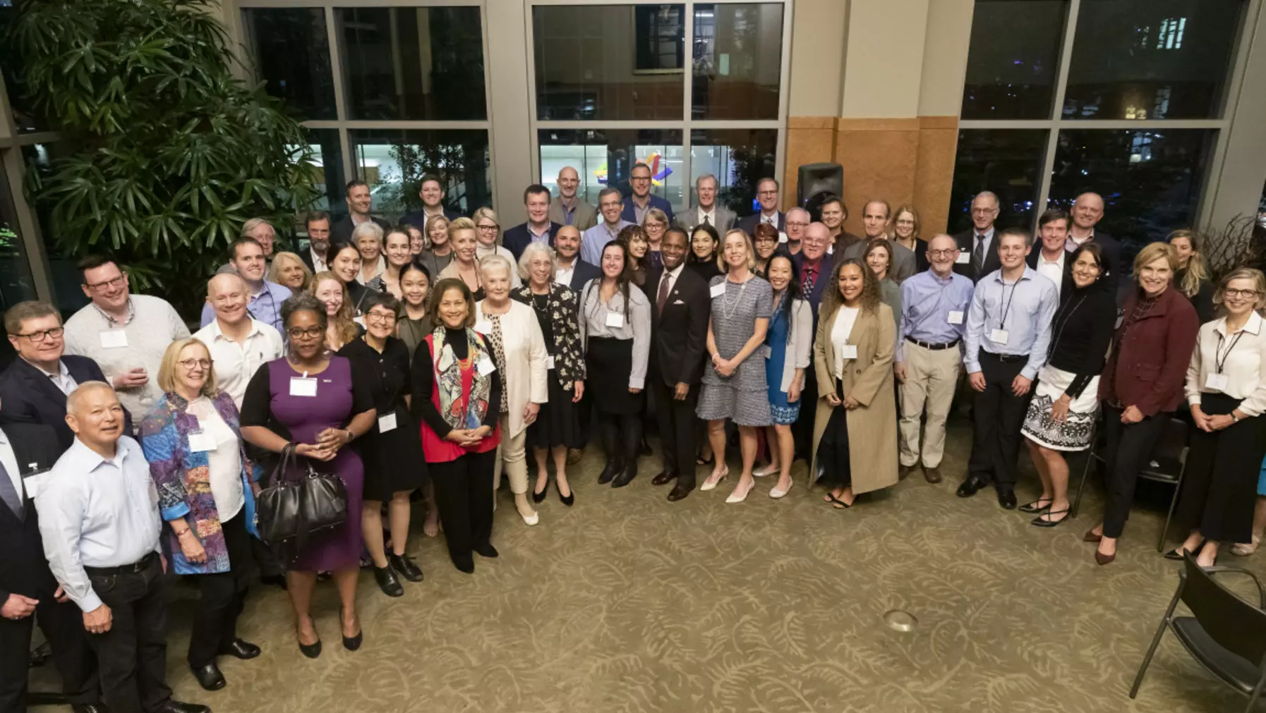 A large group of function attendees