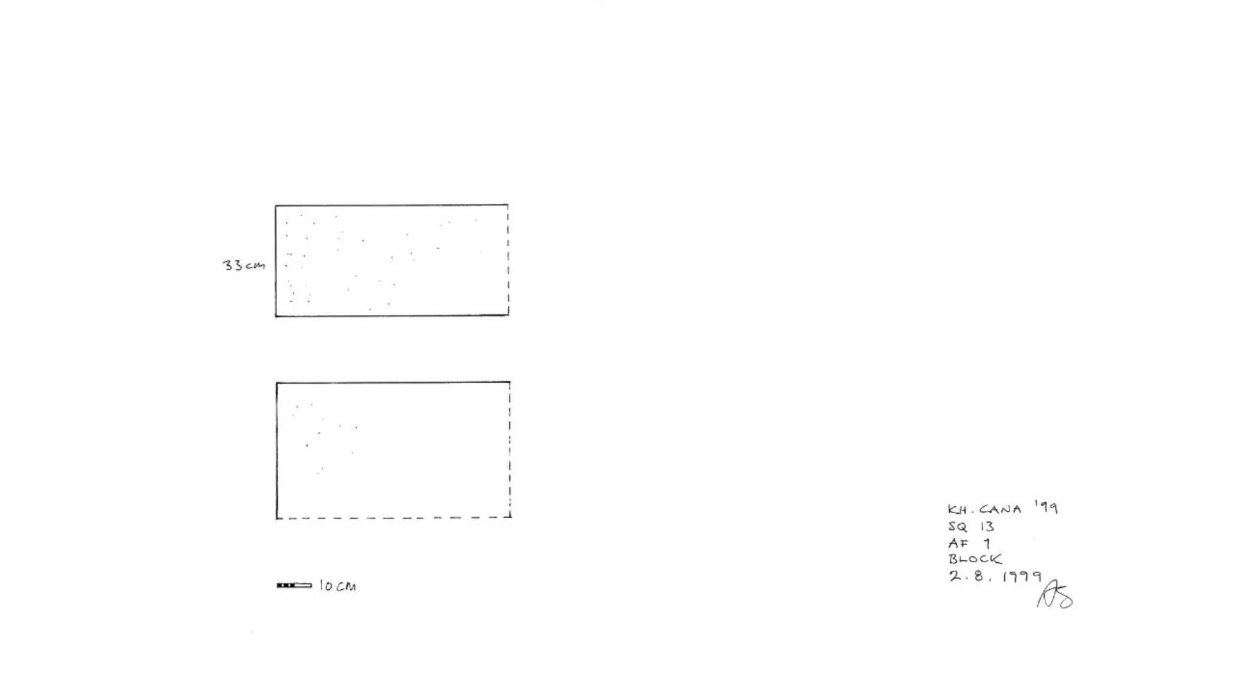 Khirbet Qana architecture drawing