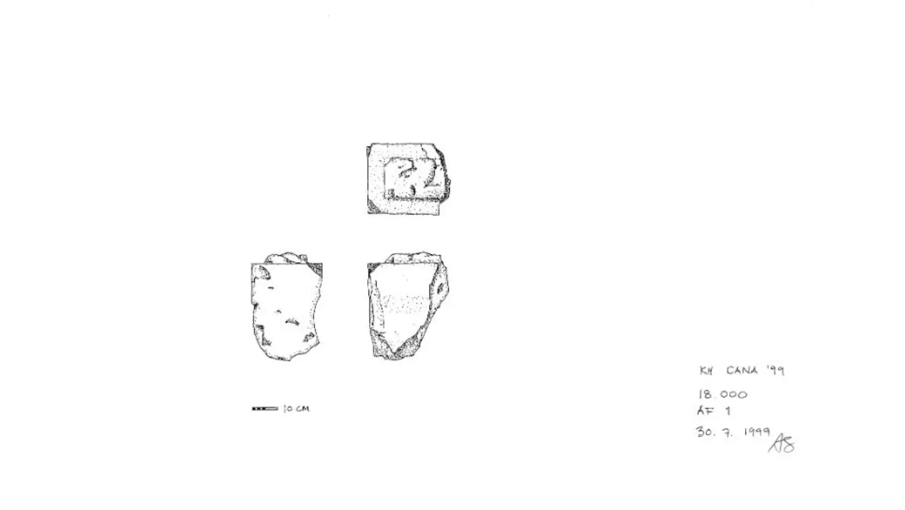 Khirbet Qana architecture drawing