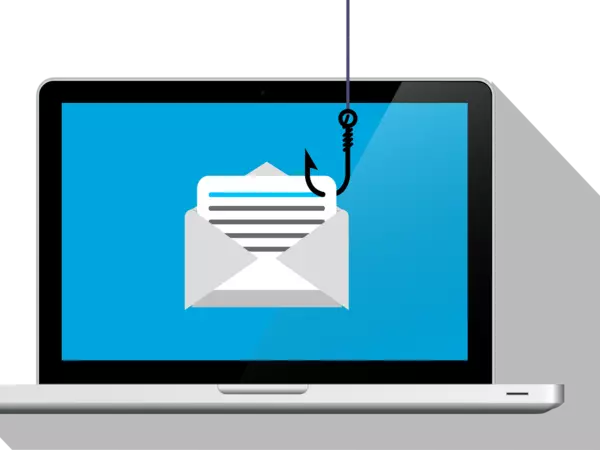 phishing hook on envelope icon