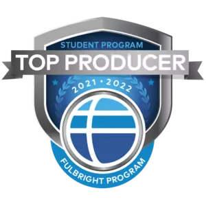 Fulbright Top Producer Badge 2021–22